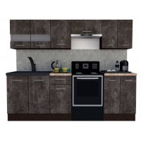 Bucatarie MARINA NEW A 240 Wenge / Decor 4299